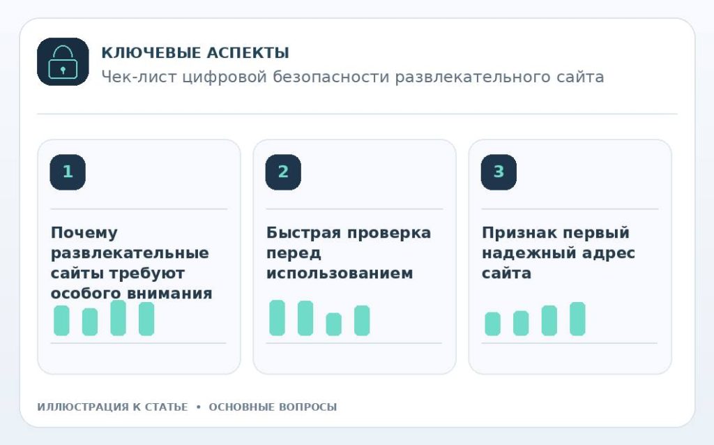 Чек-лист цифровой безопасности развлекательного сайта — основные вопросы