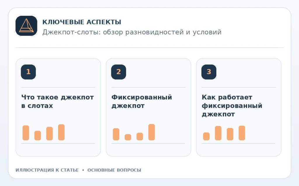Джекпот-слоты: обзор разновидностей и условий — основные вопросы