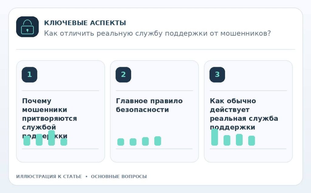 Как отличить реальную службу поддержки от мошенников? — основные вопросы