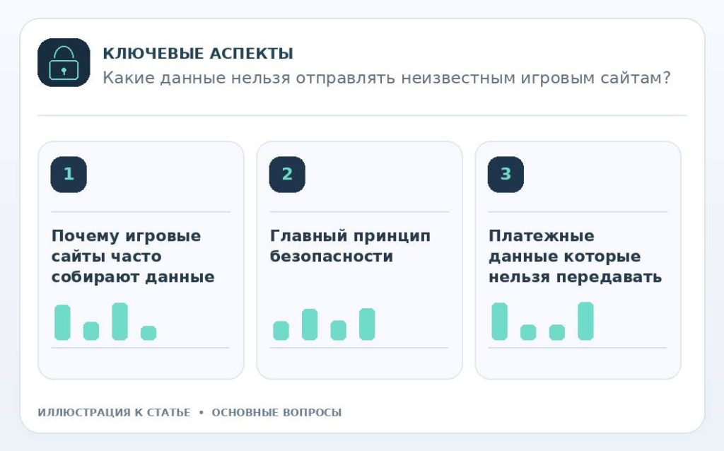 Какие данные нельзя отправлять неизвестным игровым сайтам? — основные вопросы