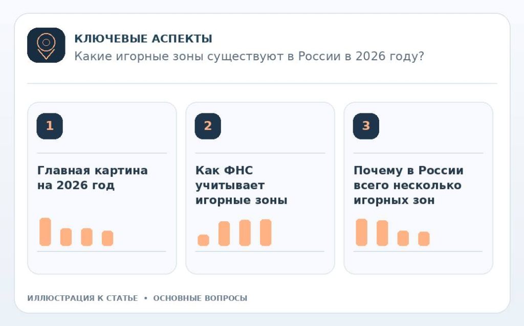 Какие игорные зоны существуют в России в 2026 году? — основные вопросы
