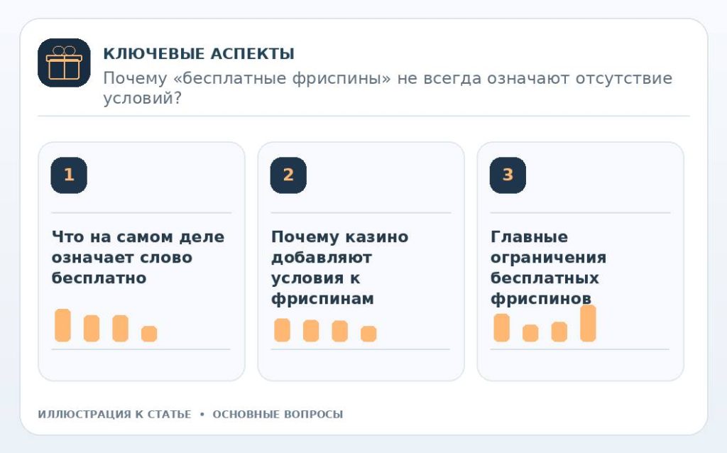 Почему «бесплатные фриспины» не всегда означают отсутствие условий? — основные вопросы