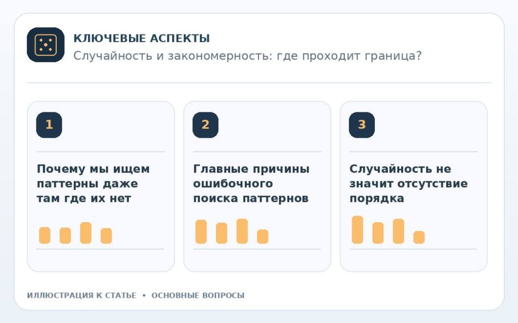 Случайность и закономерность: где проходит граница? — основные вопросы